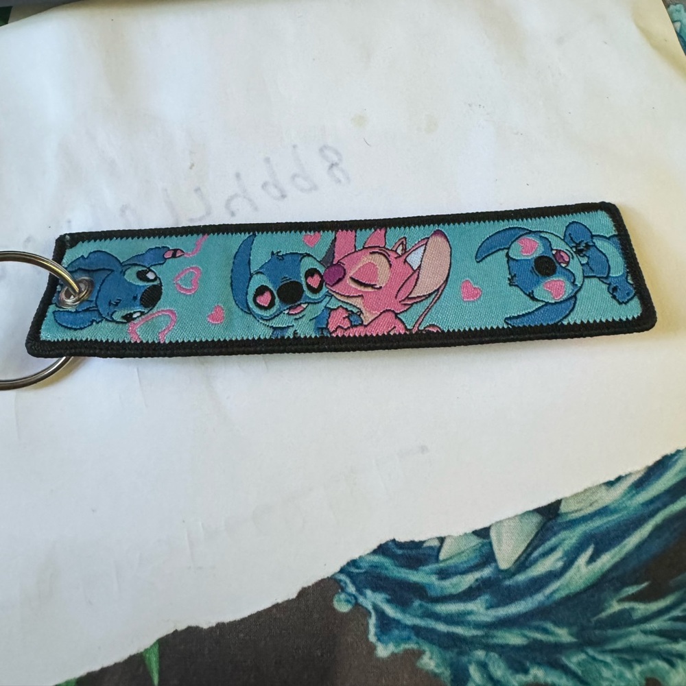 Stitch Keychain Tag